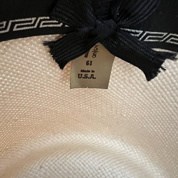 Vintage Bailey Cowboy Hat Western 7 5/8 61 Shantung Panama Straw U-Rollit USA - Picture 13 of 16